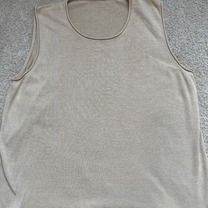 Dressy Beige/tan tank or base layer